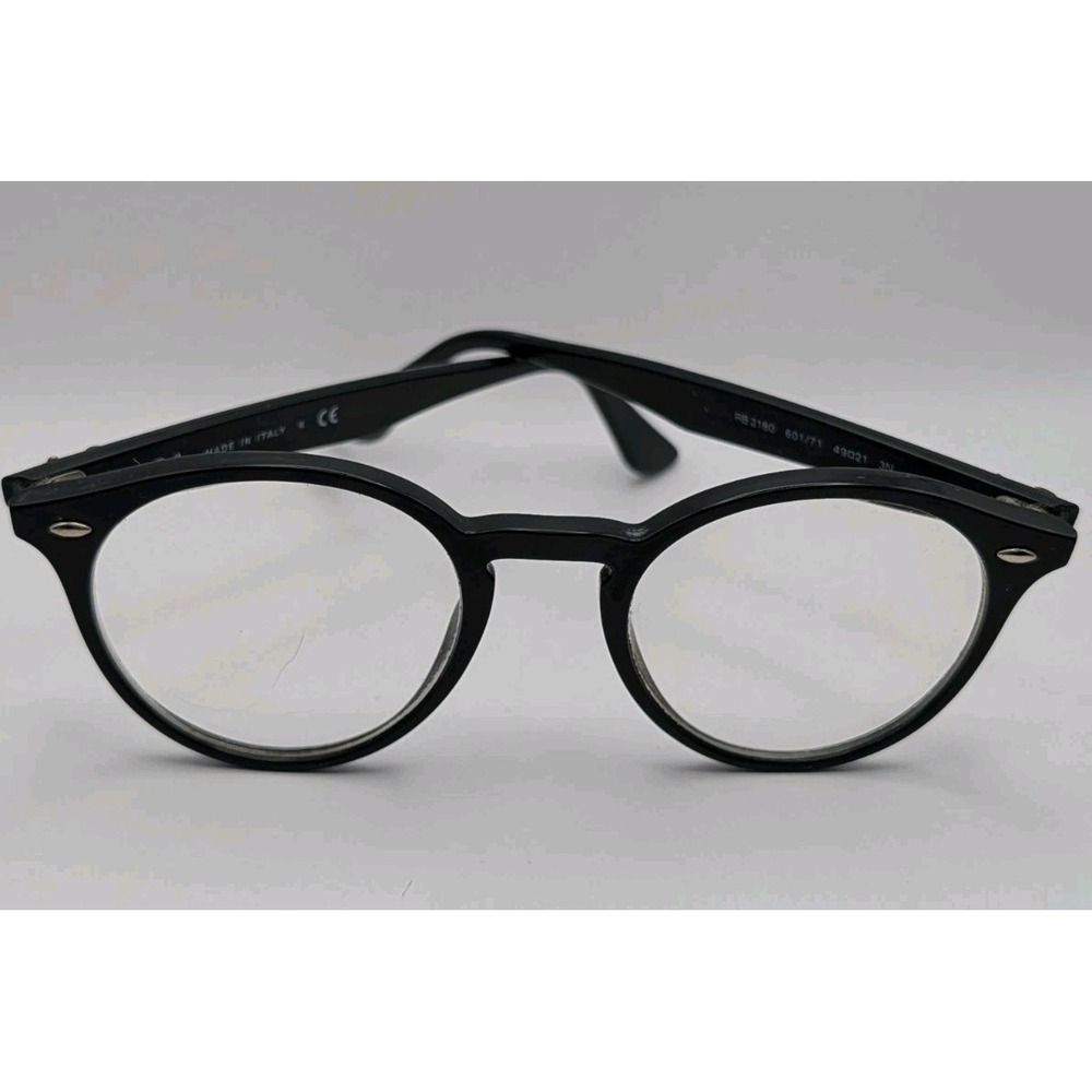 Ray-Ban Black Round Acetate Eyeglasses